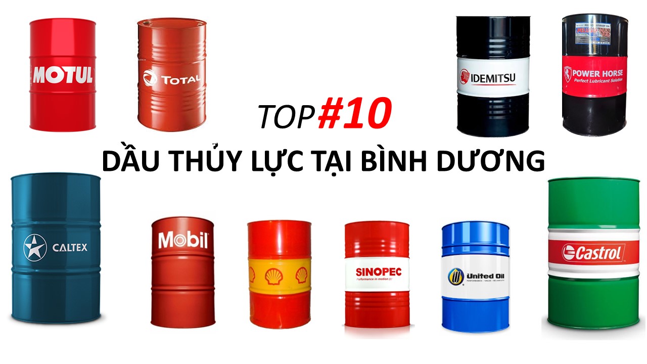 Top #10 thương hiệu Dầu thủy lực giá tốt nhất Bình Dương